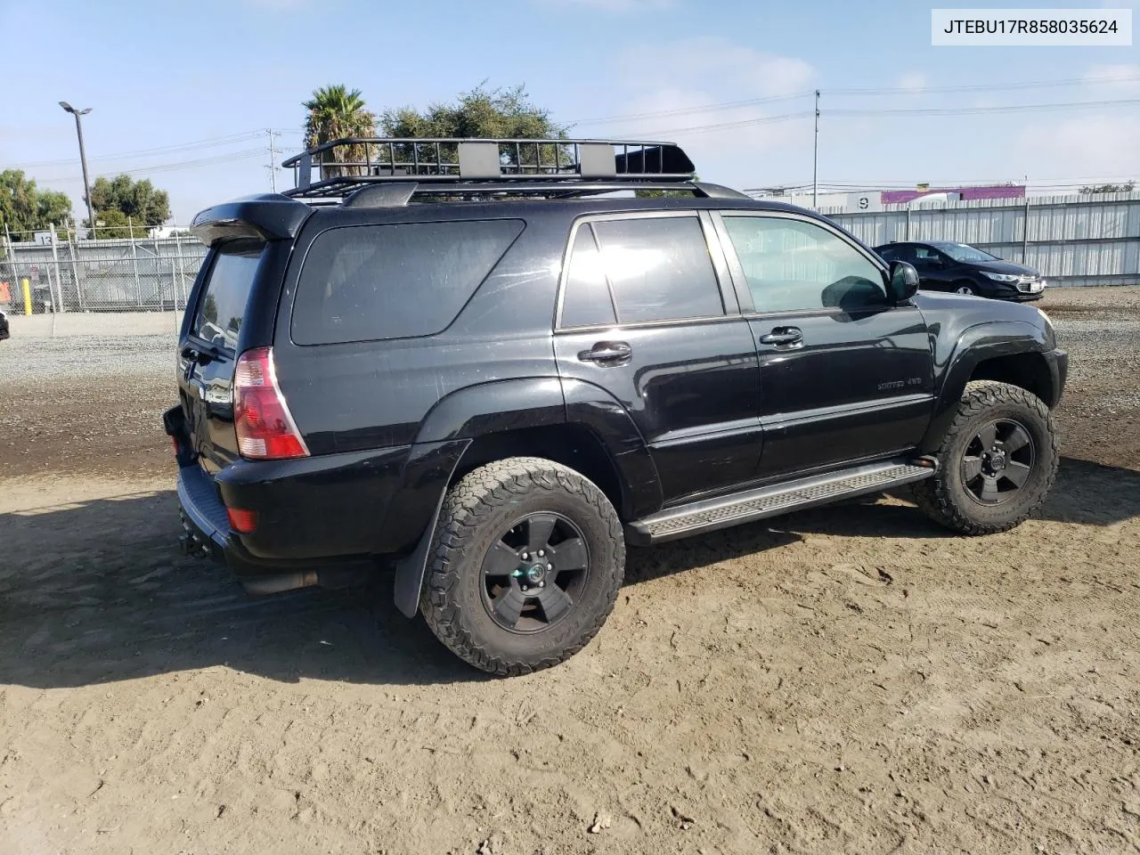 2005 Toyota 4Runner Limited VIN: JTEBU17R858035624 Lot: 69253944