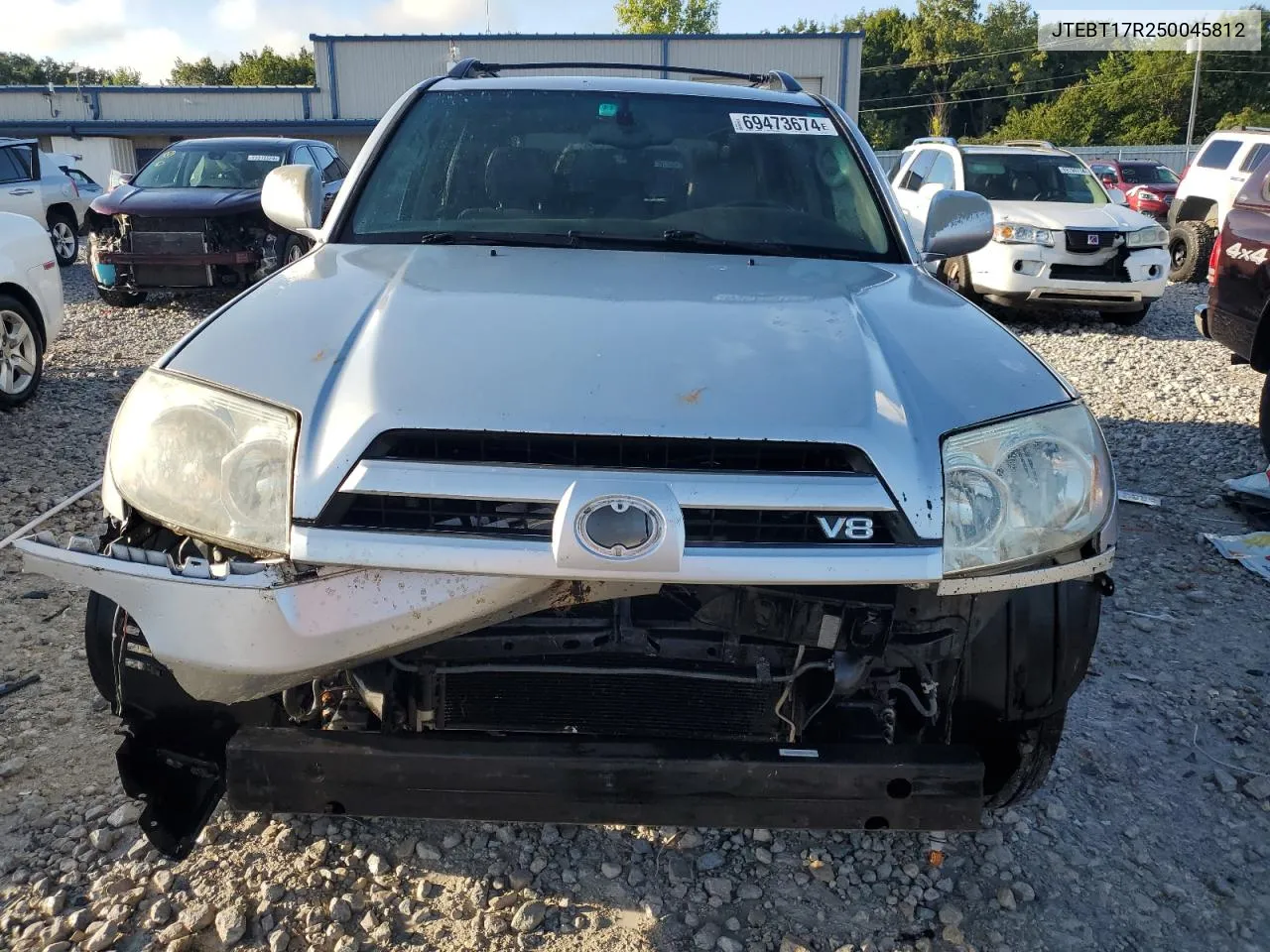 JTEBT17R250045812 2005 Toyota 4Runner Limited