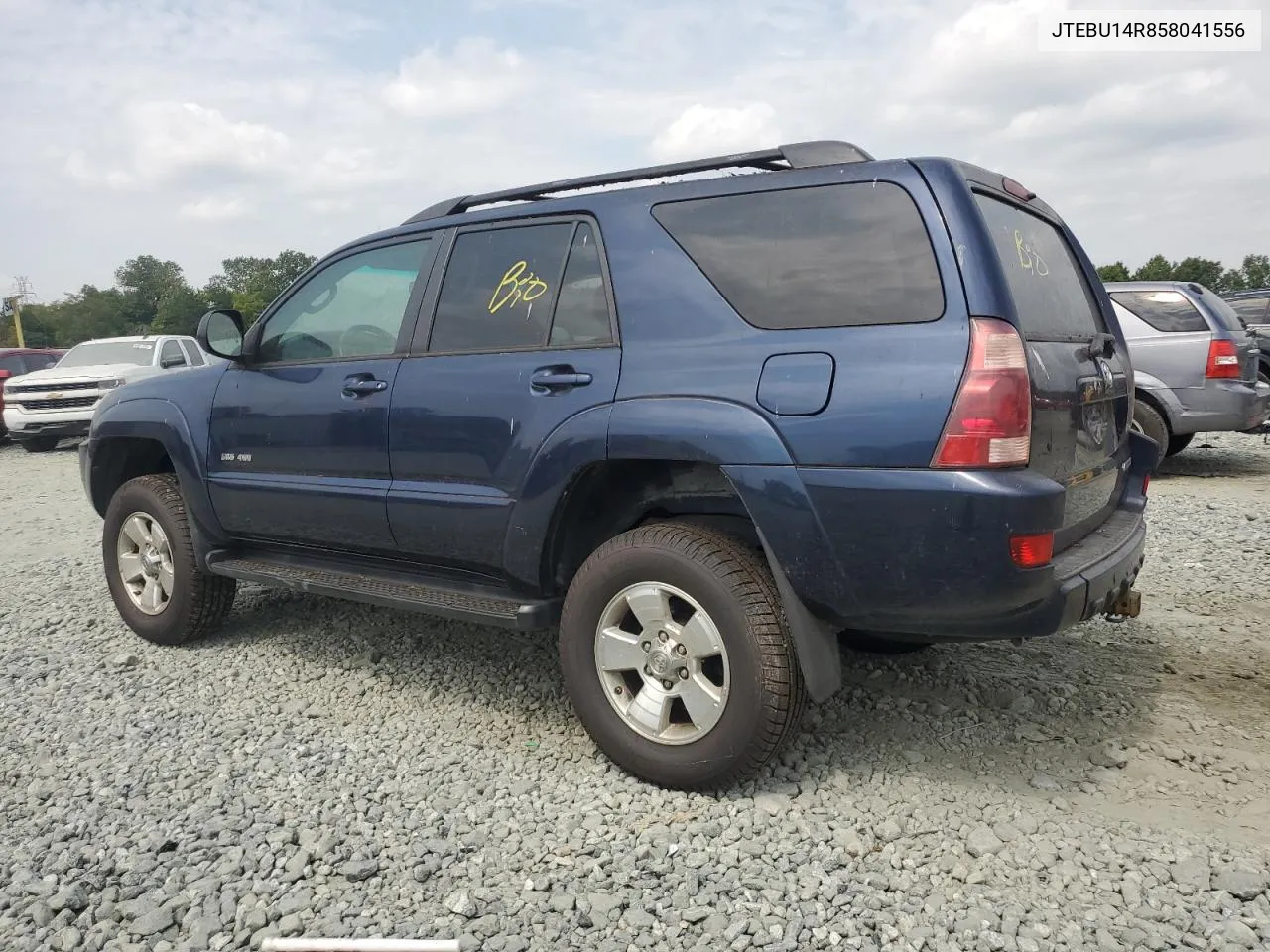 2005 Toyota 4Runner Sr5 VIN: JTEBU14R858041556 Lot: 69764014