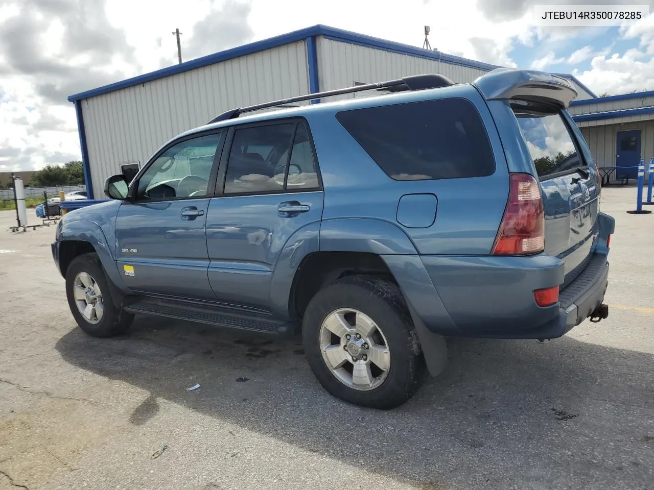 2005 Toyota 4Runner Sr5 VIN: JTEBU14R350078285 Lot: 70487484