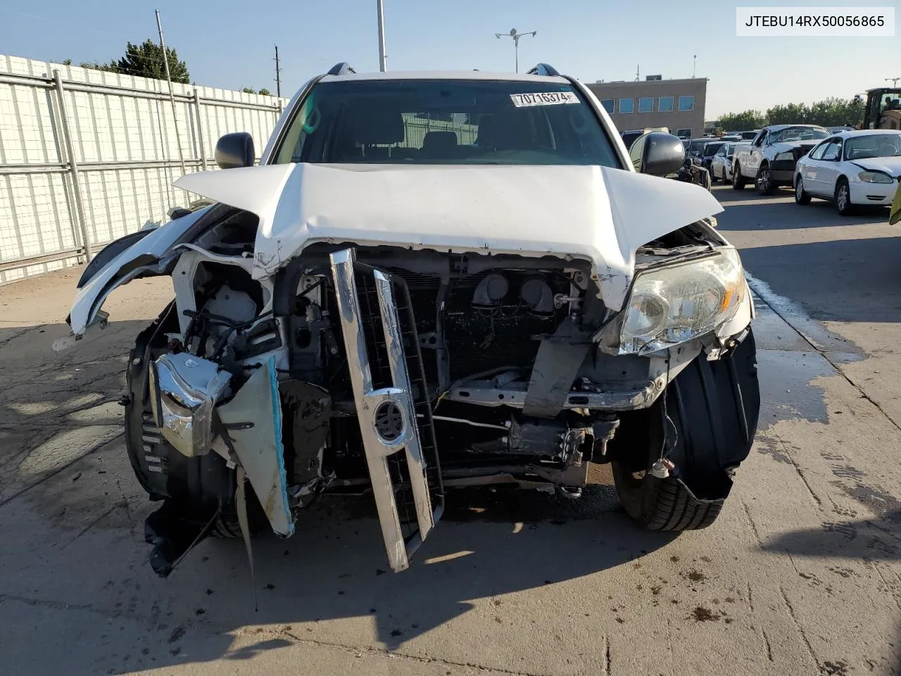 2005 Toyota 4Runner Sr5 VIN: JTEBU14RX50056865 Lot: 70716374