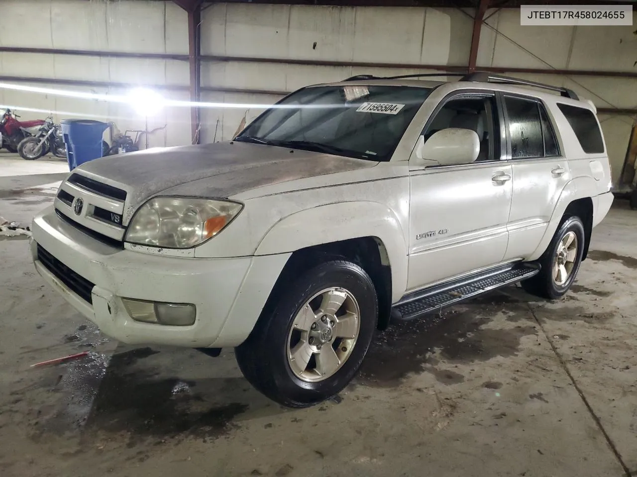 2005 Toyota 4Runner Limited VIN: JTEBT17R458024655 Lot: 71595504