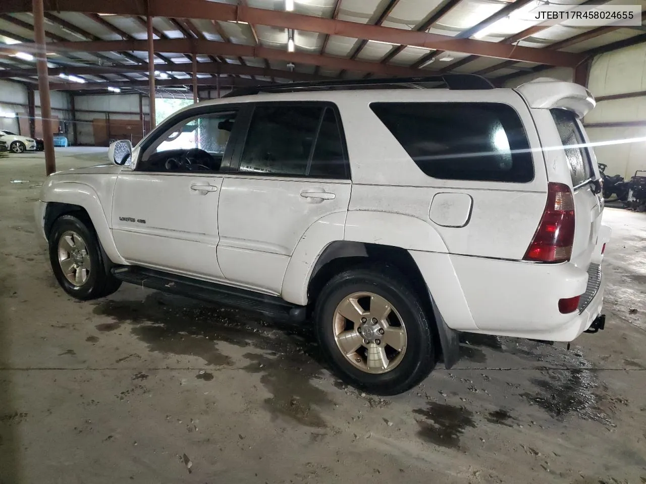 2005 Toyota 4Runner Limited VIN: JTEBT17R458024655 Lot: 71595504