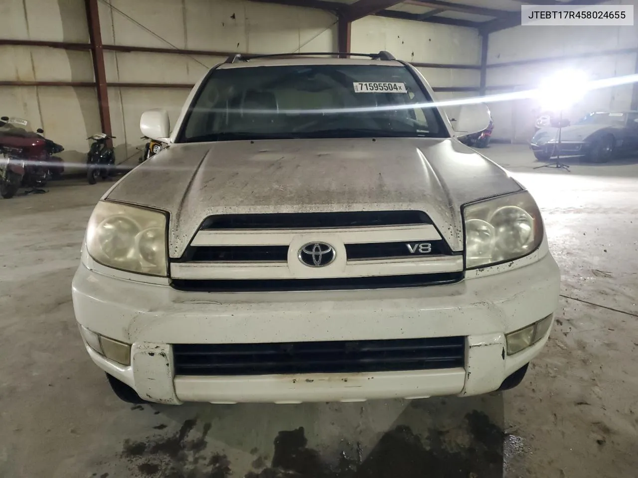 2005 Toyota 4Runner Limited VIN: JTEBT17R458024655 Lot: 71595504