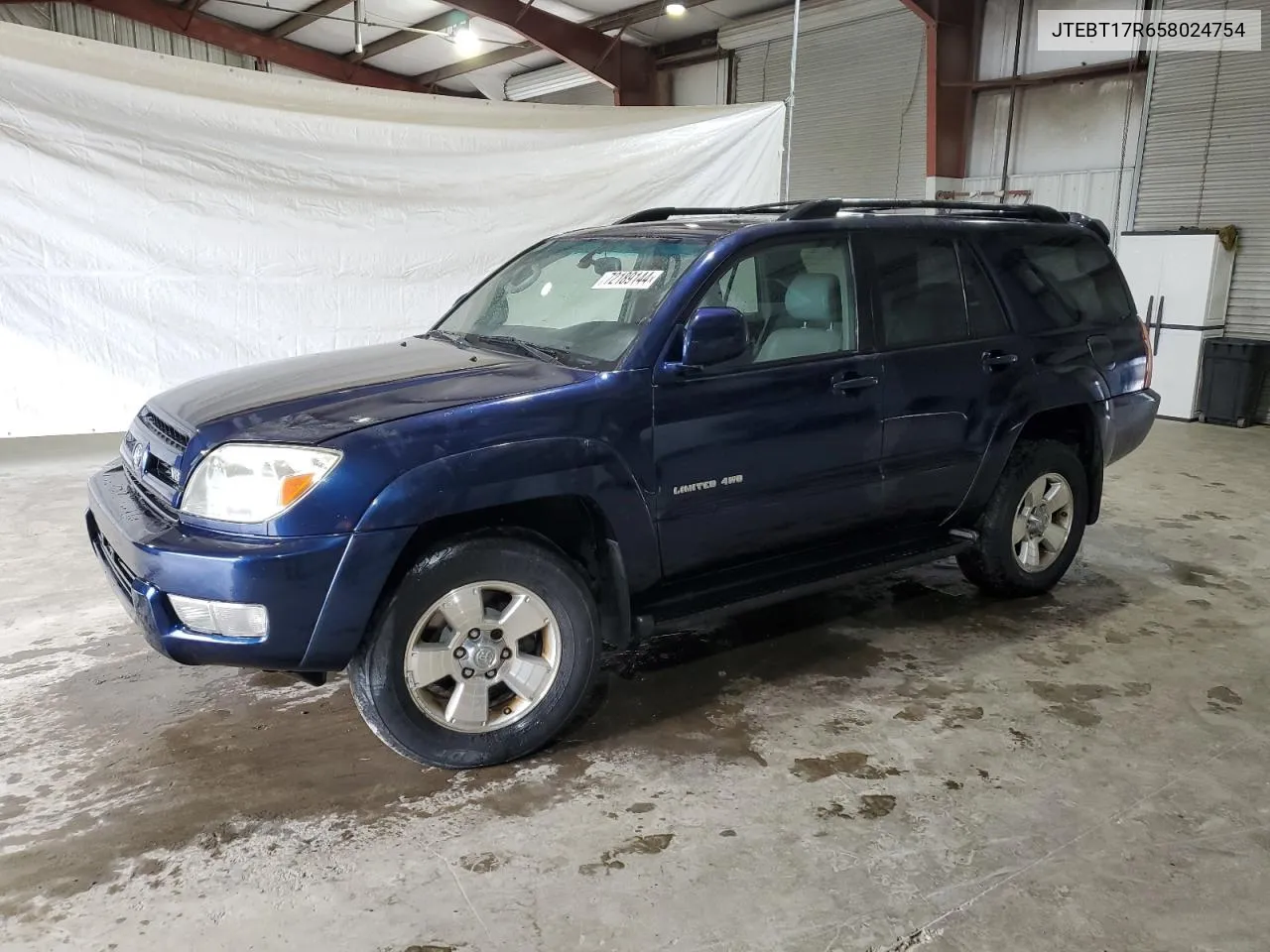 2005 Toyota 4Runner Limited VIN: JTEBT17R658024754 Lot: 72189144