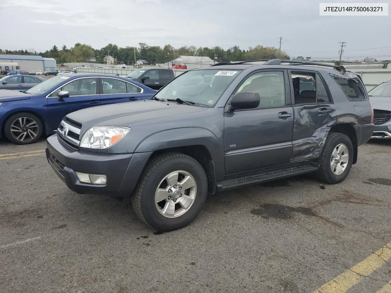 2005 Toyota 4Runner Sr5 VIN: JTEZU14R750063271 Lot: 72688274