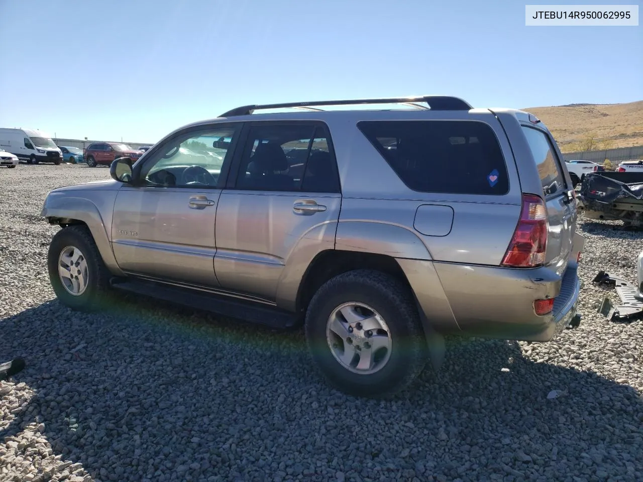 2005 Toyota 4Runner Sr5 VIN: JTEBU14R950062995 Lot: 74329564