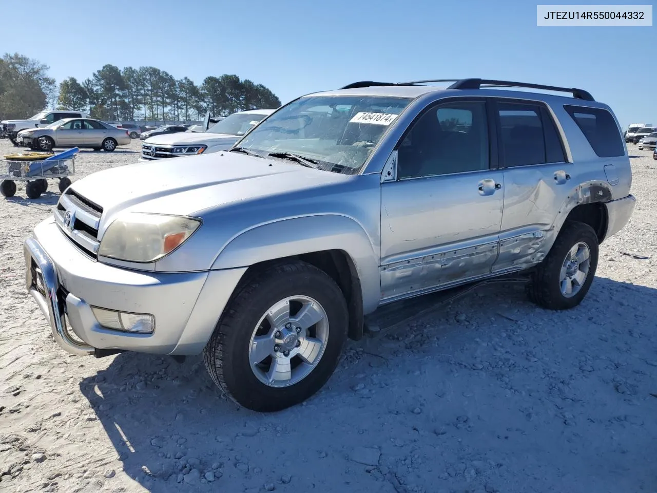 2005 Toyota 4Runner Sr5 VIN: JTEZU14R550044332 Lot: 74541874