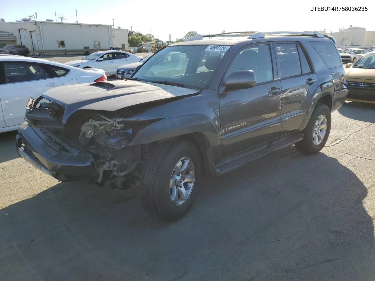 2005 Toyota 4Runner Sr5 VIN: JTEBU14R758036235 Lot: 74564124