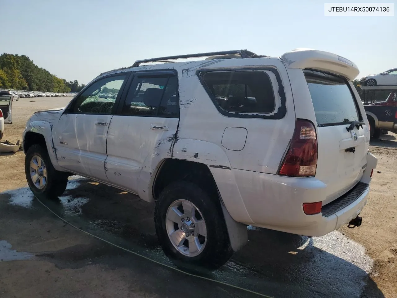 2005 Toyota 4Runner Sr5 VIN: JTEBU14RX50074136 Lot: 74915214