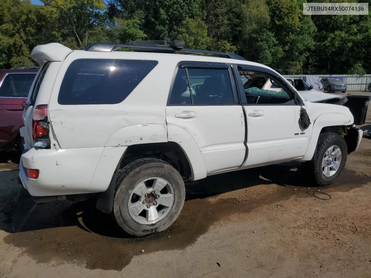 2005 Toyota 4Runner Sr5 VIN: JTEBU14RX50074136 Lot: 74915214