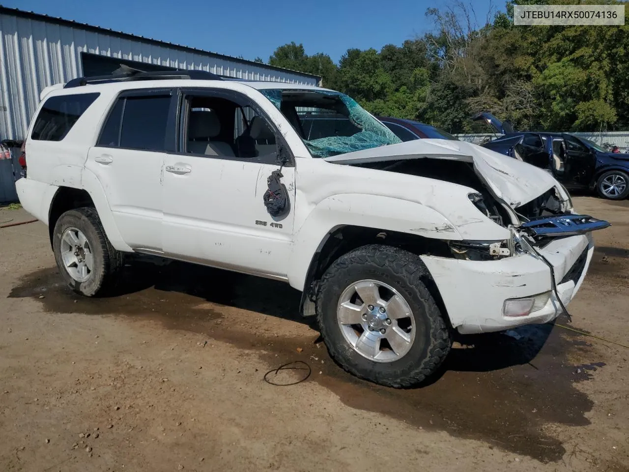 2005 Toyota 4Runner Sr5 VIN: JTEBU14RX50074136 Lot: 74915214