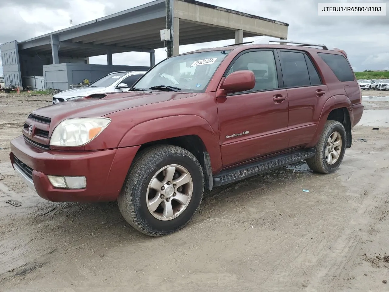 2005 Toyota 4Runner Sr5 VIN: JTEBU14R658048103 Lot: 75121364