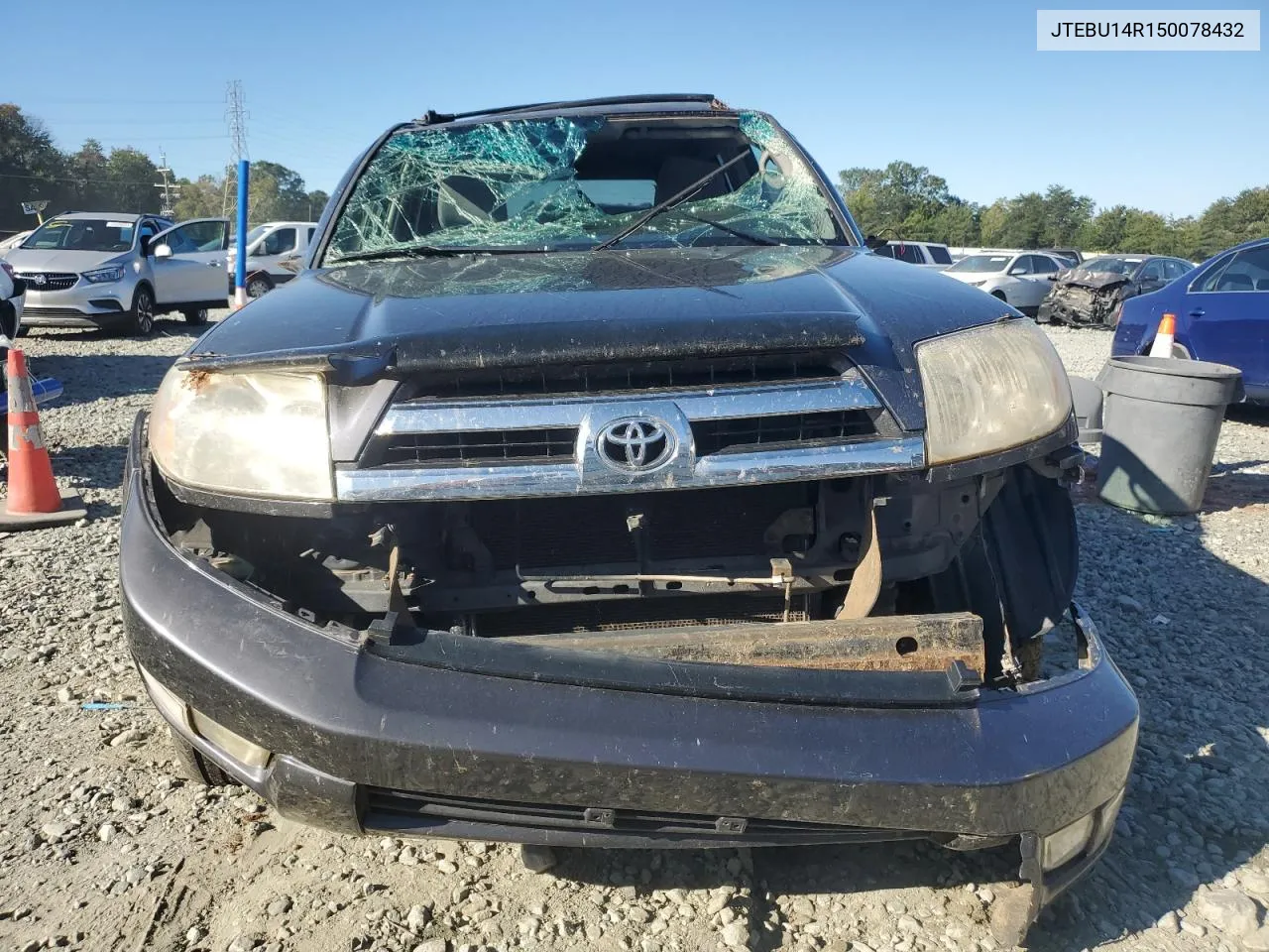 2005 Toyota 4Runner Sr5 VIN: JTEBU14R150078432 Lot: 75329244