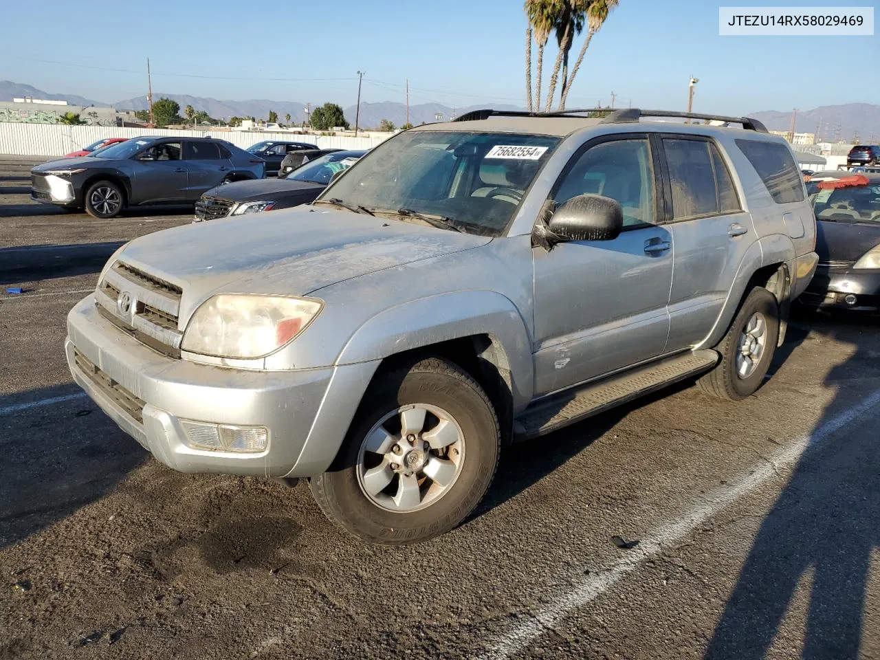 2005 Toyota 4Runner Sr5 VIN: JTEZU14RX58029469 Lot: 75682554