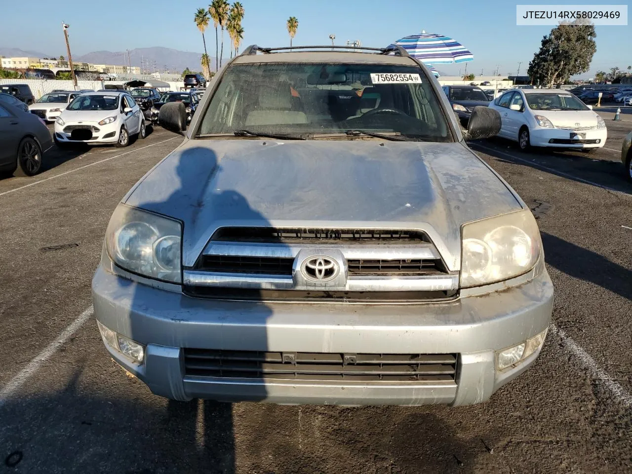 2005 Toyota 4Runner Sr5 VIN: JTEZU14RX58029469 Lot: 75682554