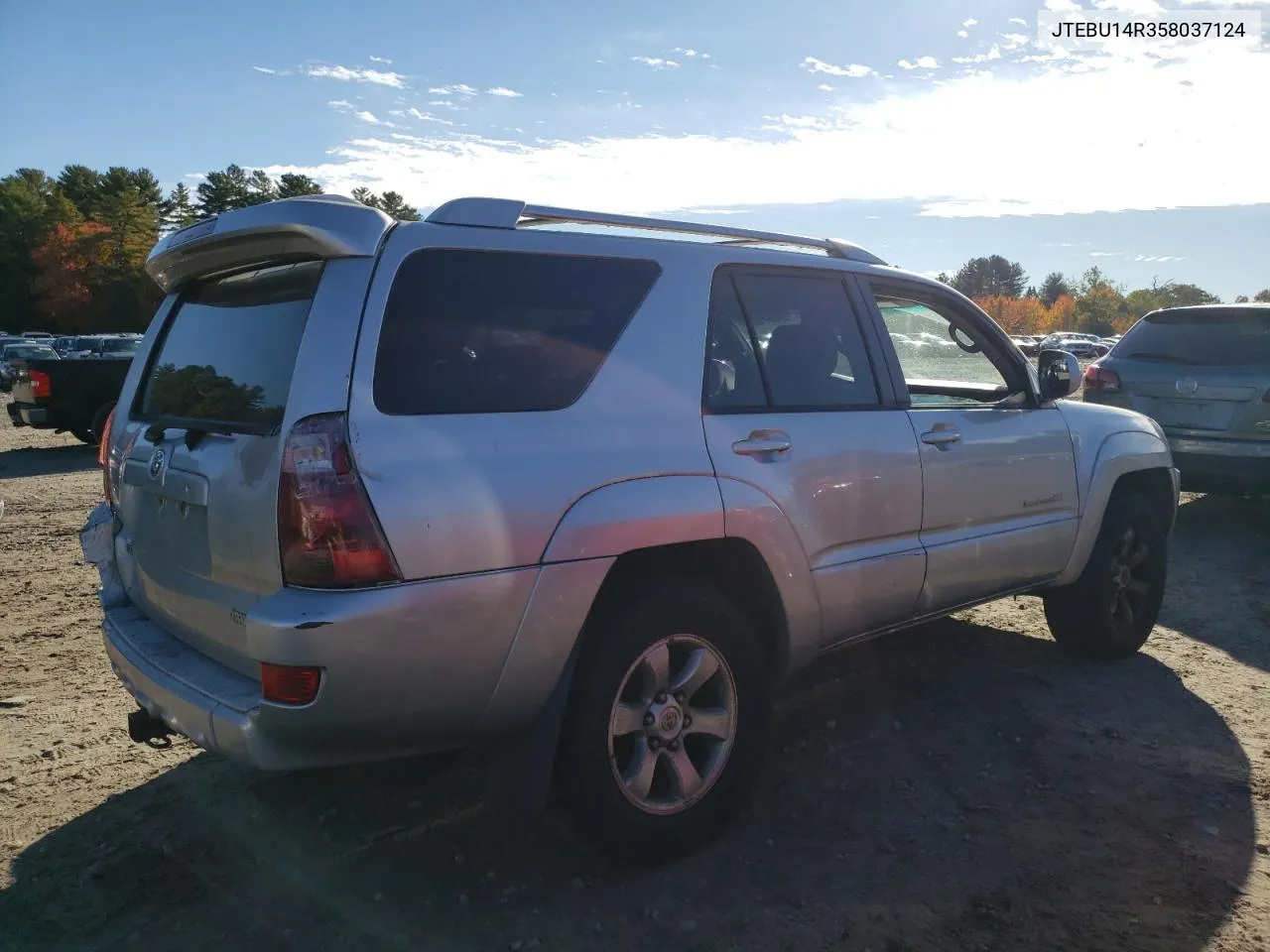 2005 Toyota 4Runner Sr5 VIN: JTEBU14R358037124 Lot: 75873034