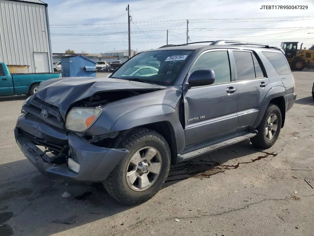 2005 Toyota 4Runner Limited VIN: JTEBT17R950047329 Lot: 76425764