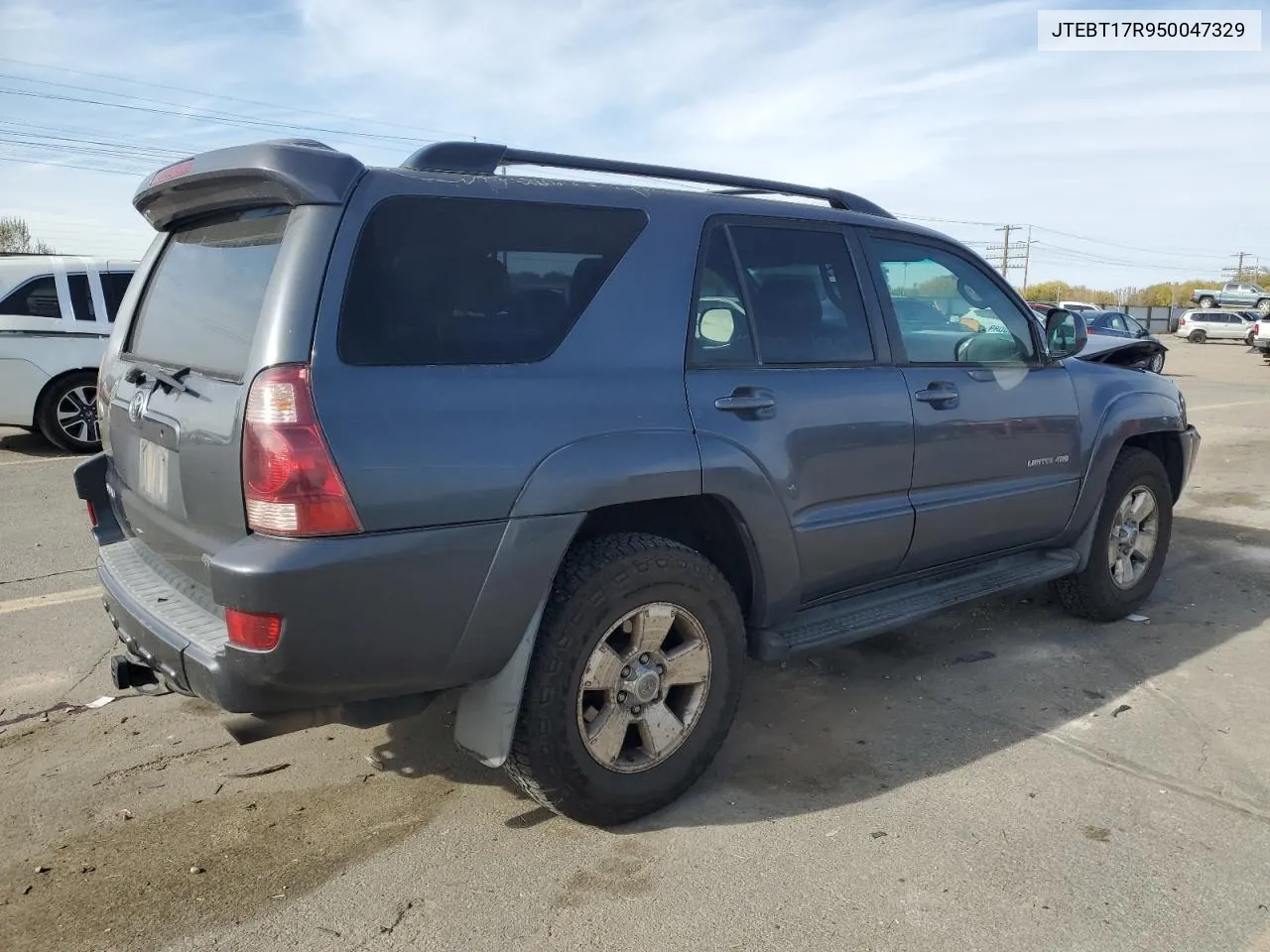 2005 Toyota 4Runner Limited VIN: JTEBT17R950047329 Lot: 76425764