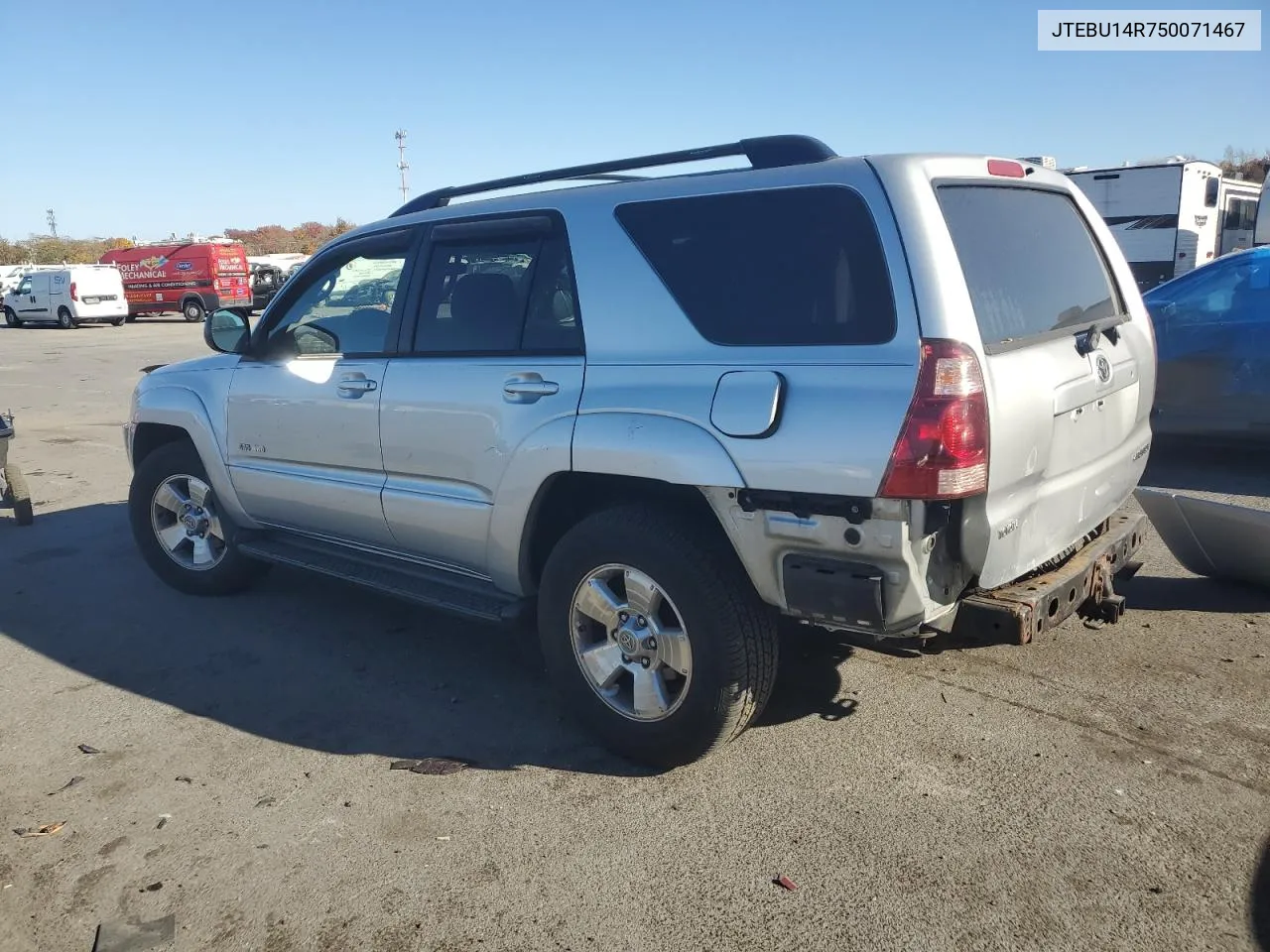 2005 Toyota 4Runner Sr5 VIN: JTEBU14R750071467 Lot: 77059874