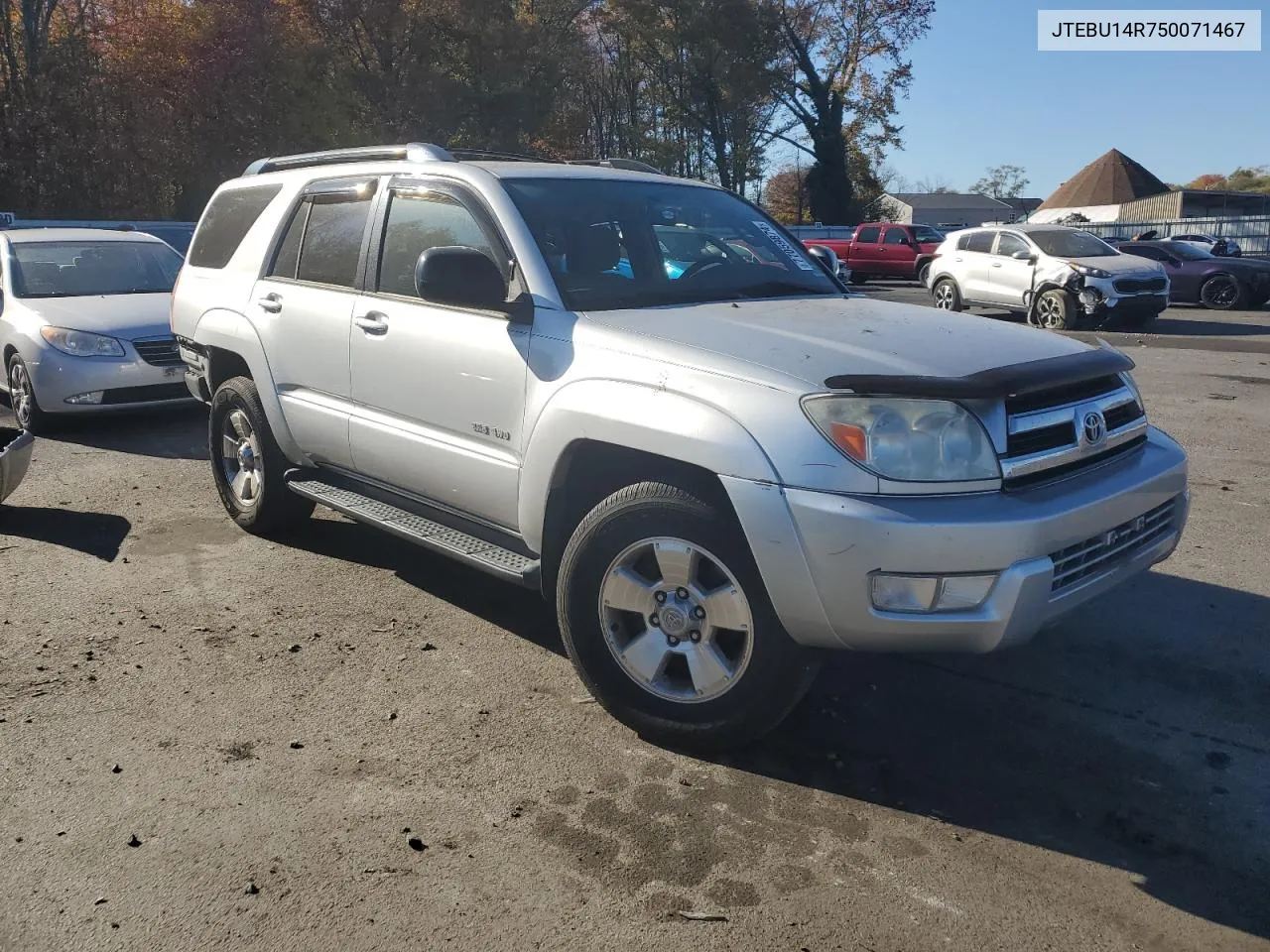 2005 Toyota 4Runner Sr5 VIN: JTEBU14R750071467 Lot: 77059874