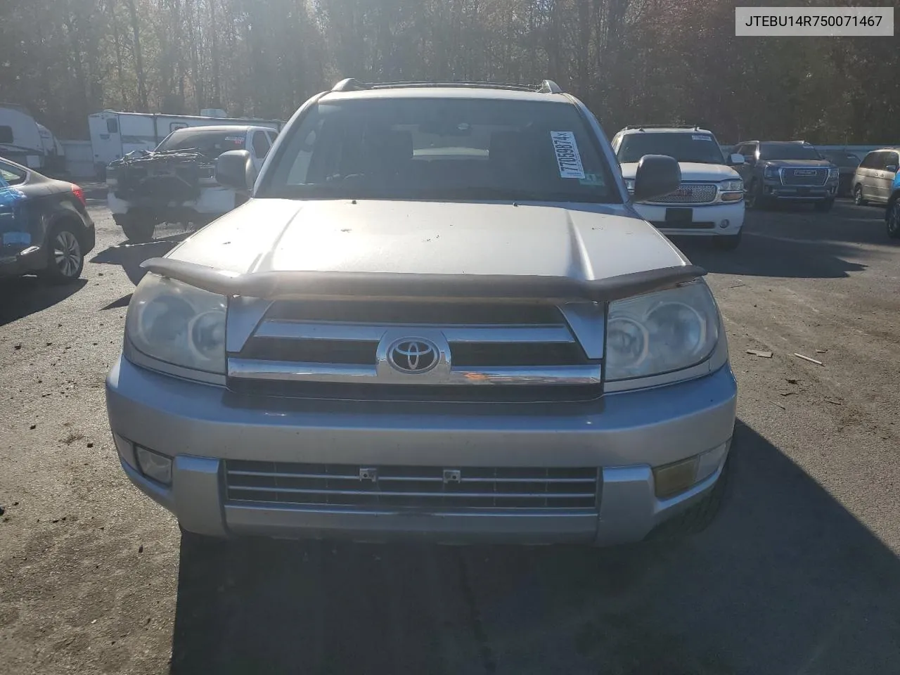 2005 Toyota 4Runner Sr5 VIN: JTEBU14R750071467 Lot: 77059874