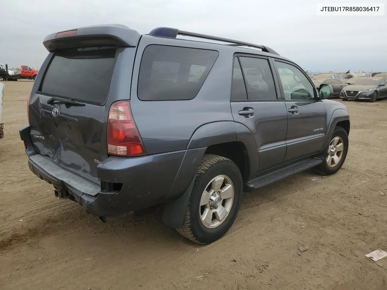 2005 Toyota 4Runner Limited VIN: JTEBU17R858036417 Lot: 77095954