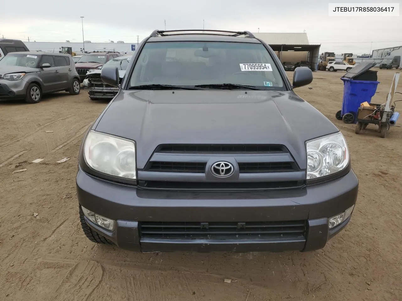 2005 Toyota 4Runner Limited VIN: JTEBU17R858036417 Lot: 77095954