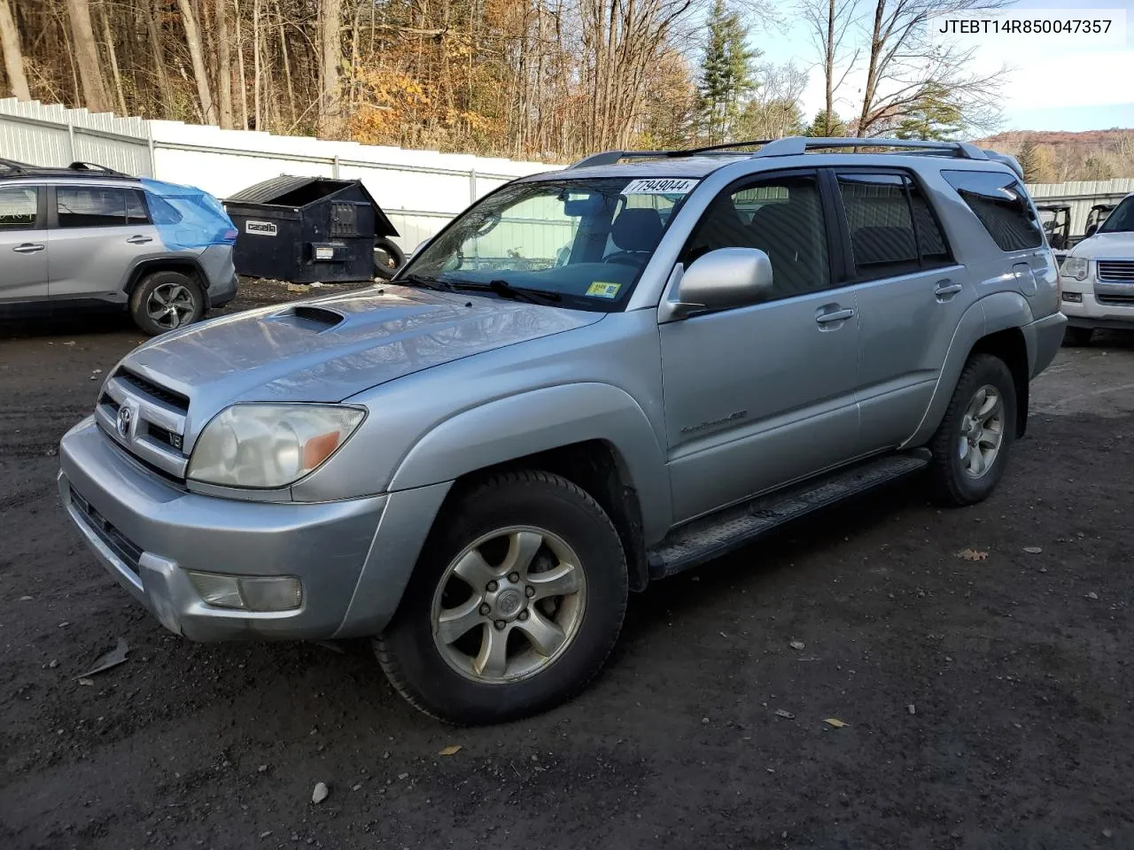 2005 Toyota 4Runner Sr5 VIN: JTEBT14R850047357 Lot: 77949044