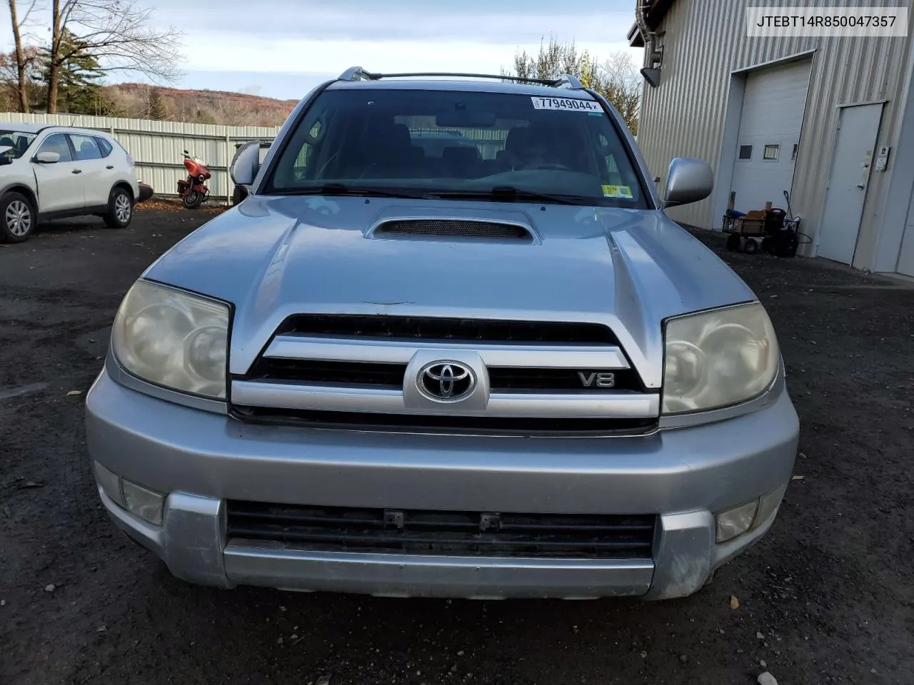 2005 Toyota 4Runner Sr5 VIN: JTEBT14R850047357 Lot: 77949044