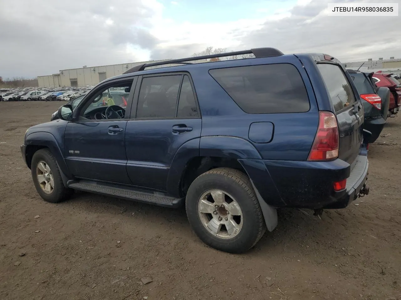 2005 Toyota 4Runner Sr5 VIN: JTEBU14R958036835 Lot: 78087994