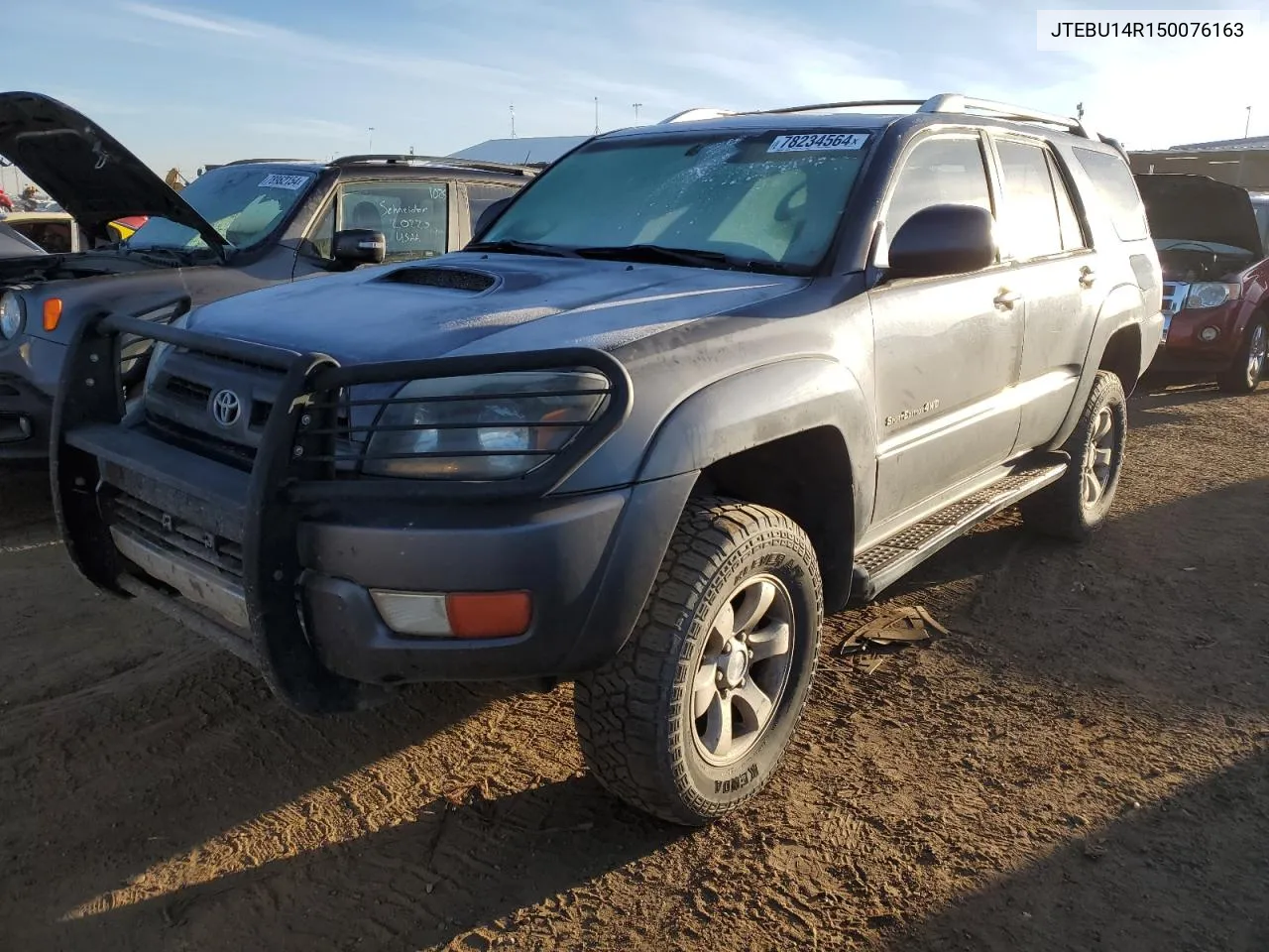 2005 Toyota 4Runner Sr5 VIN: JTEBU14R150076163 Lot: 78234564