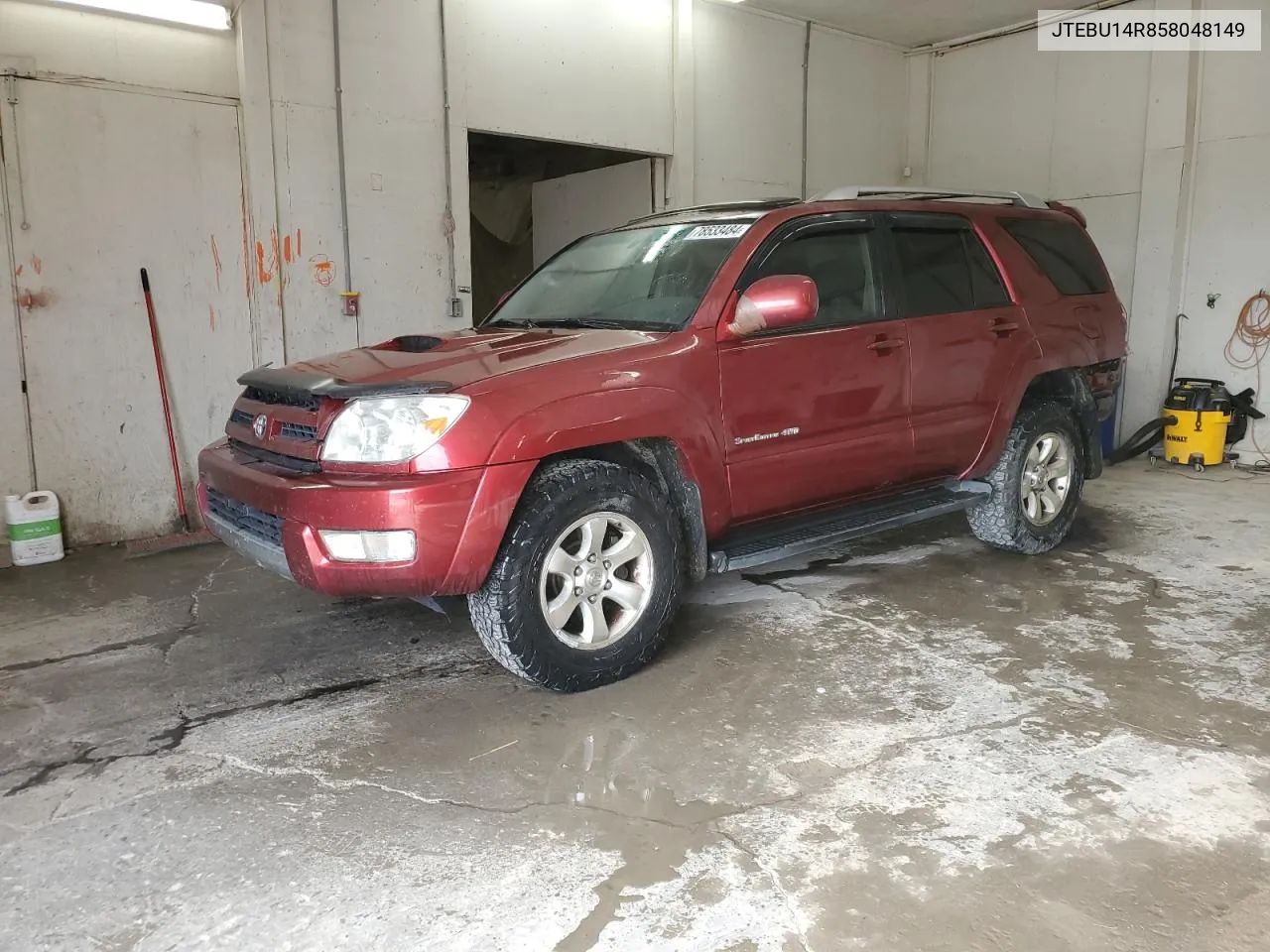 2005 Toyota 4Runner Sr5 VIN: JTEBU14R858048149 Lot: 78533484