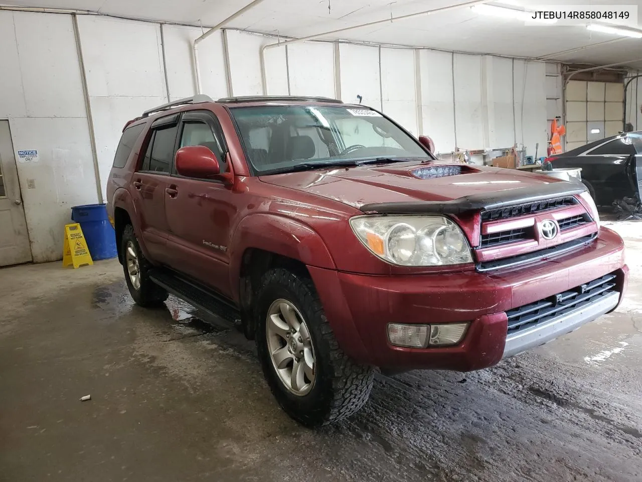 2005 Toyota 4Runner Sr5 VIN: JTEBU14R858048149 Lot: 78533484