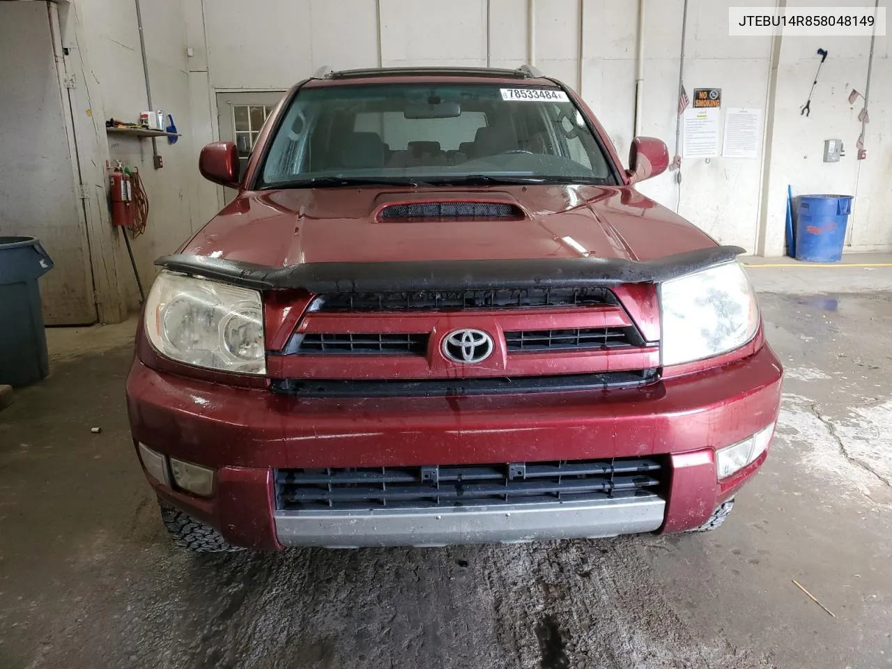 2005 Toyota 4Runner Sr5 VIN: JTEBU14R858048149 Lot: 78533484