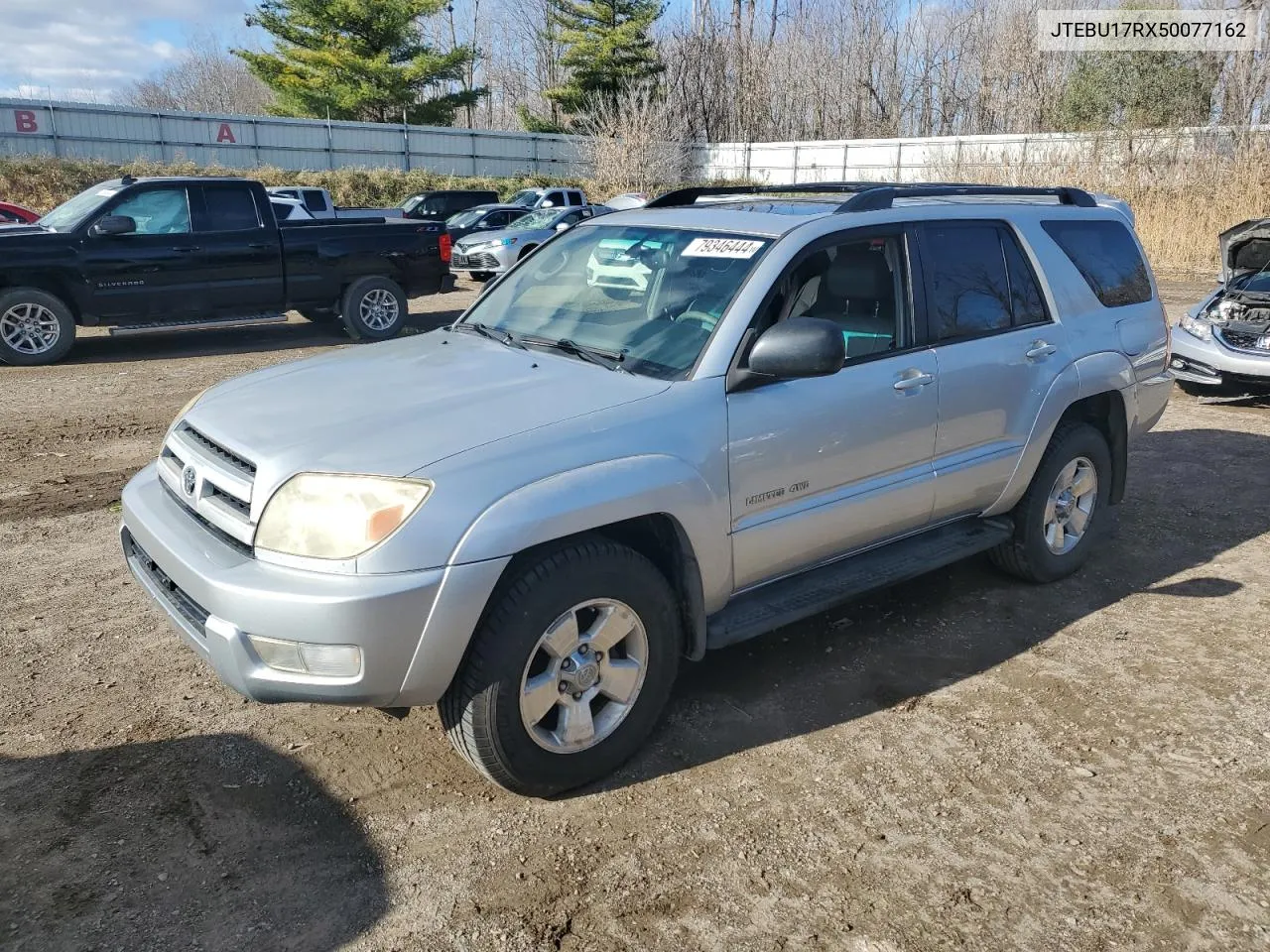 2005 Toyota 4Runner Limited VIN: JTEBU17RX50077162 Lot: 79346444