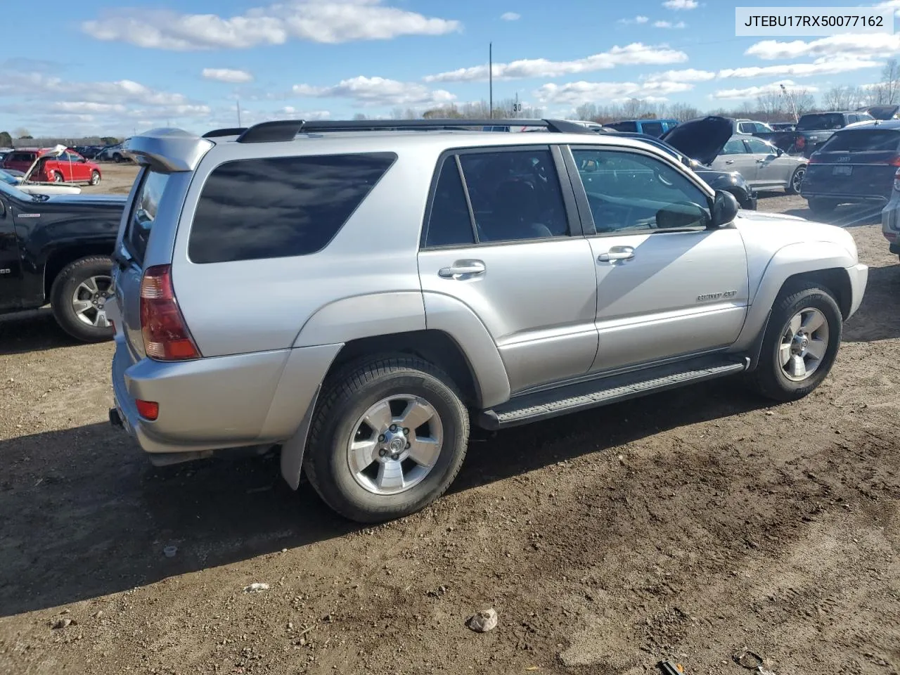 2005 Toyota 4Runner Limited VIN: JTEBU17RX50077162 Lot: 79346444