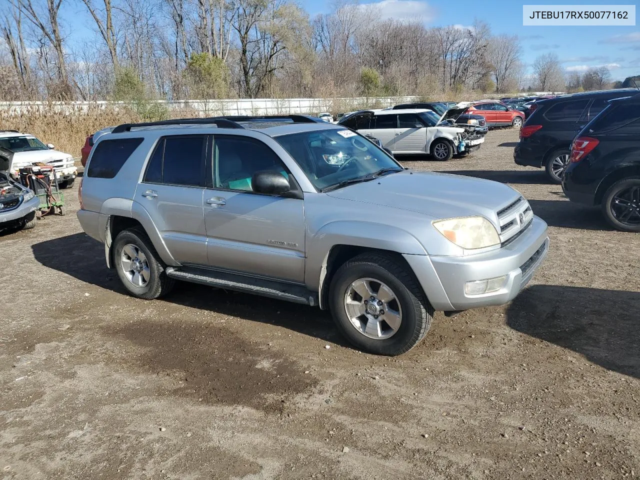 2005 Toyota 4Runner Limited VIN: JTEBU17RX50077162 Lot: 79346444