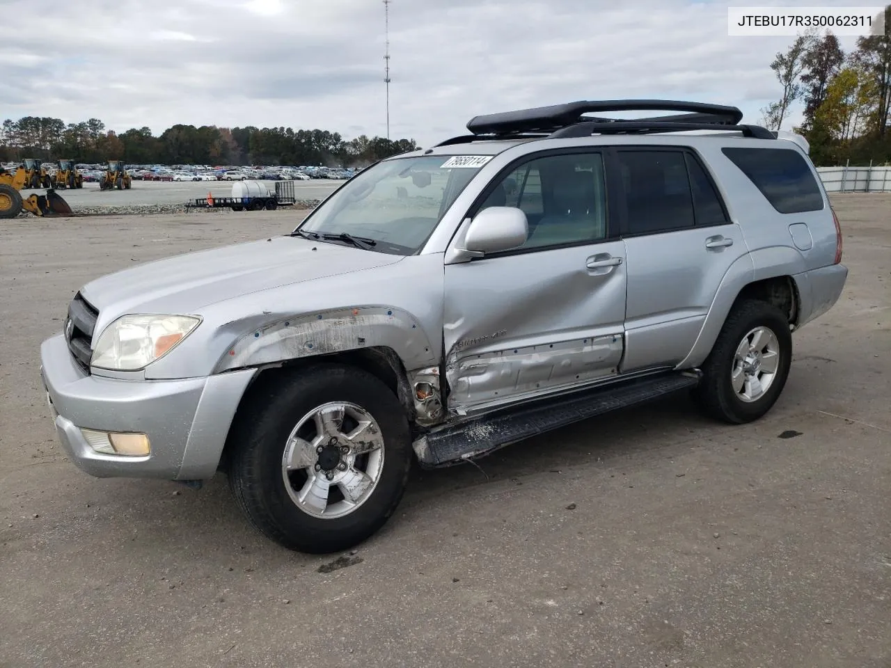 2005 Toyota 4Runner Limited VIN: JTEBU17R350062311 Lot: 79650114