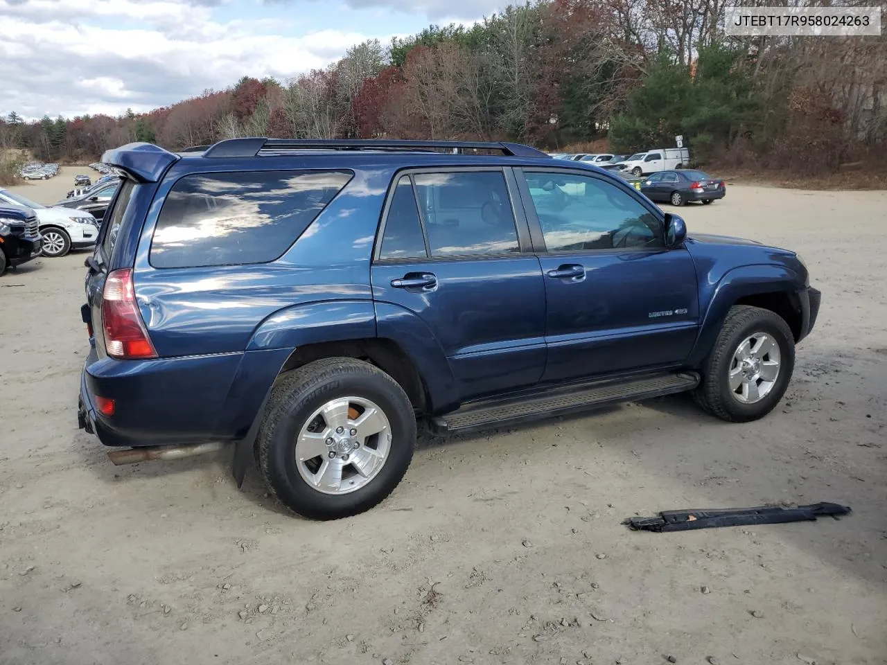 2005 Toyota 4Runner Limited VIN: JTEBT17R958024263 Lot: 79781224