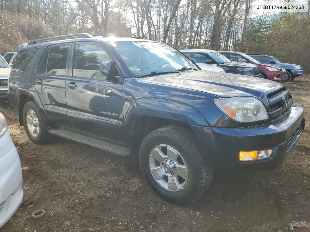 2005 Toyota 4Runner Limited VIN: JTEBT17R958024263 Lot: 79781224