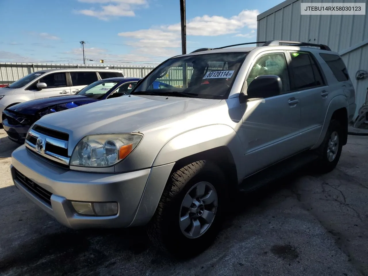 2005 Toyota 4Runner Sr5 VIN: JTEBU14RX58030123 Lot: 80128114