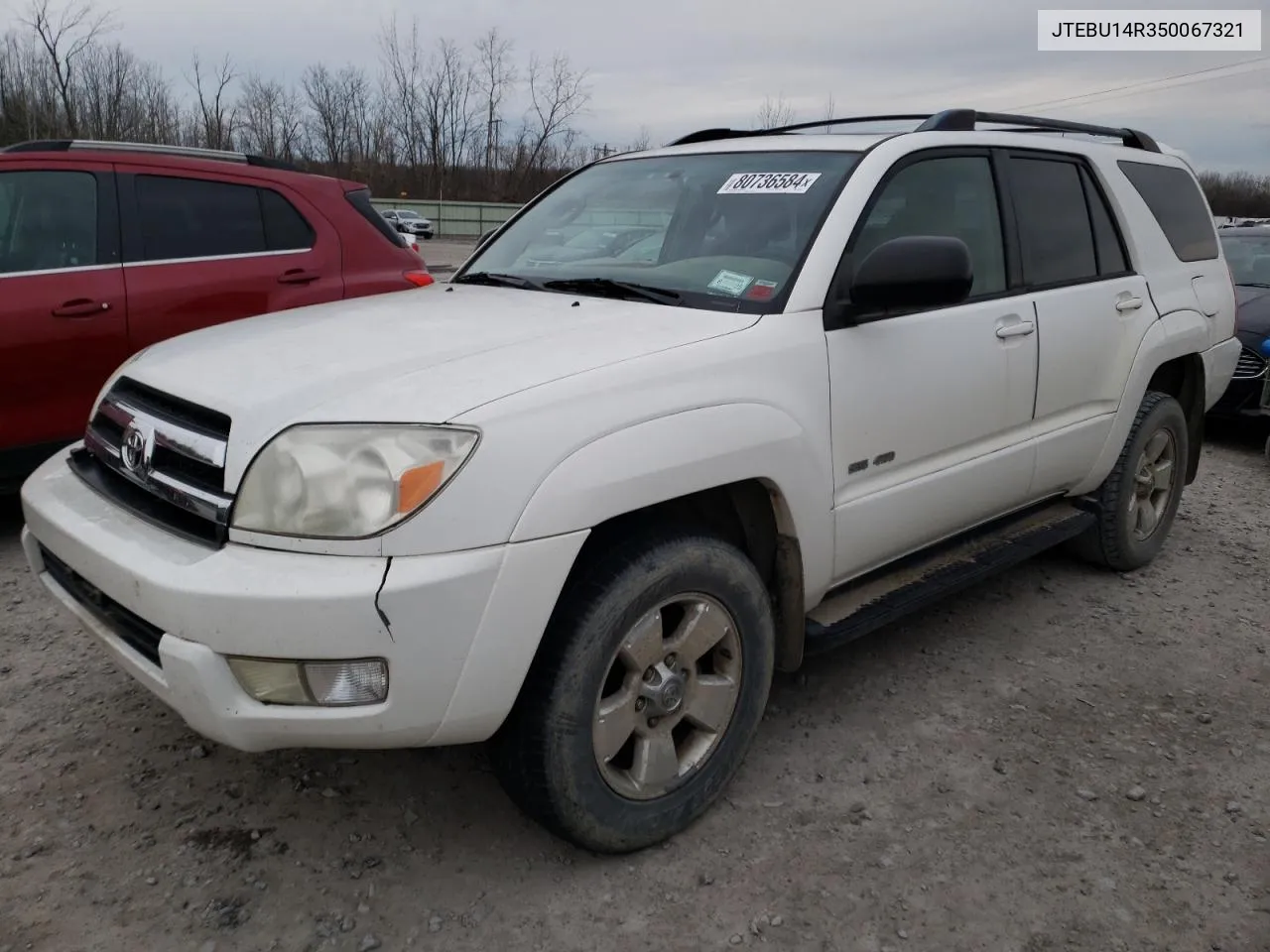 2005 Toyota 4Runner Sr5 VIN: JTEBU14R350067321 Lot: 80736584