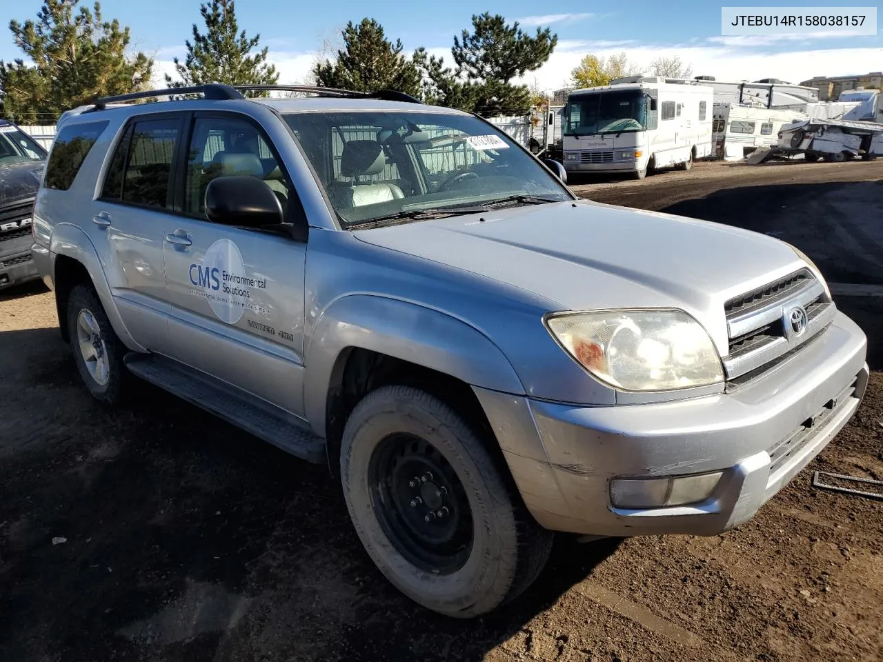 2005 Toyota 4Runner Sr5 VIN: JTEBU14R158038157 Lot: 81121884