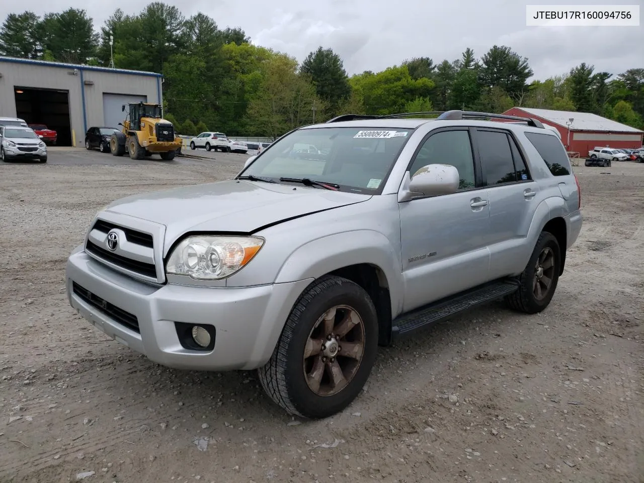 2006 Toyota 4Runner Limited VIN: JTEBU17R160094756 Lot: 55000974