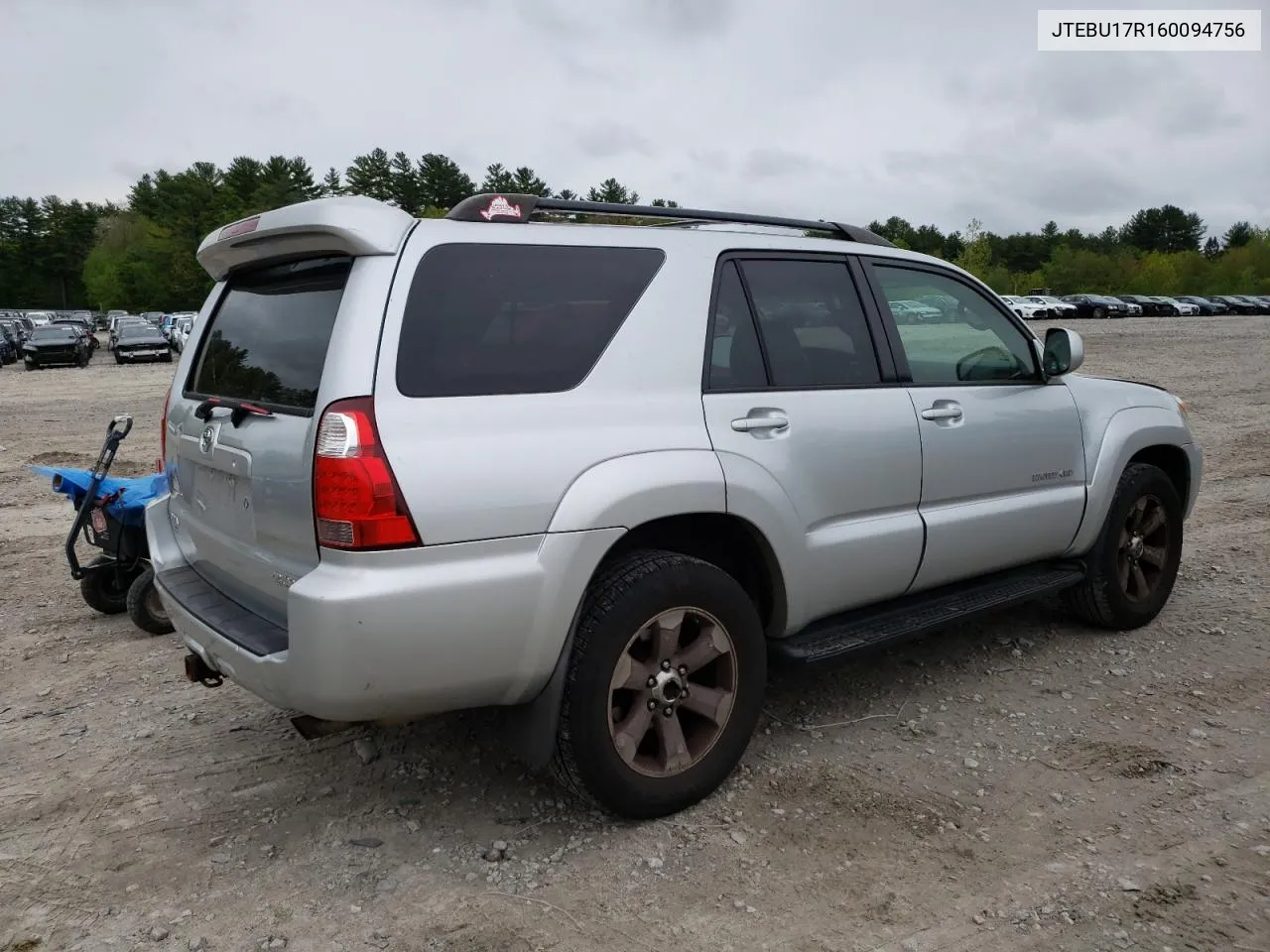 2006 Toyota 4Runner Limited VIN: JTEBU17R160094756 Lot: 55000974