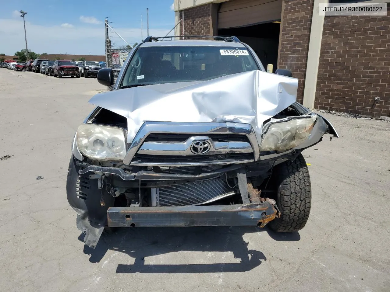 2006 Toyota 4Runner Sr5 VIN: JTEBU14R360080622 Lot: 58306814