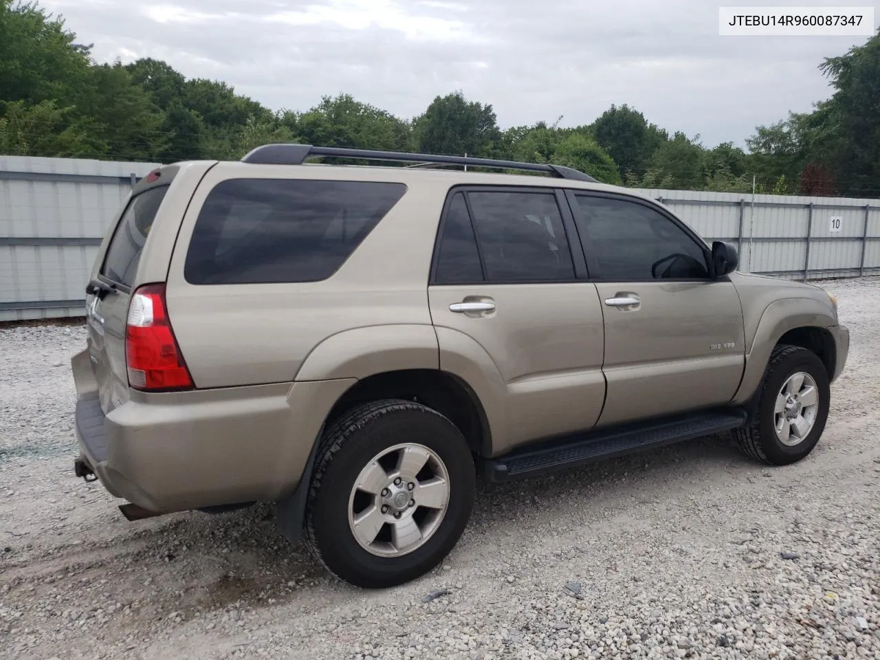 2006 Toyota 4Runner Sr5 VIN: JTEBU14R960087347 Lot: 63249334