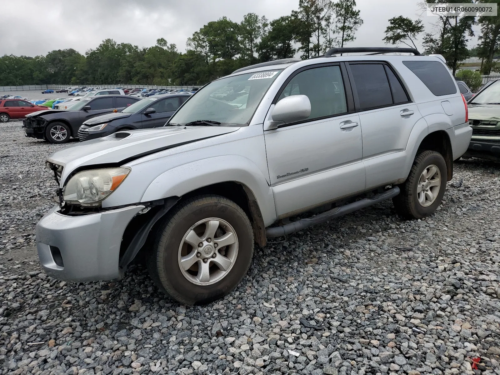 2006 Toyota 4Runner Sr5 VIN: JTEBU14R060090072 Lot: 63338894