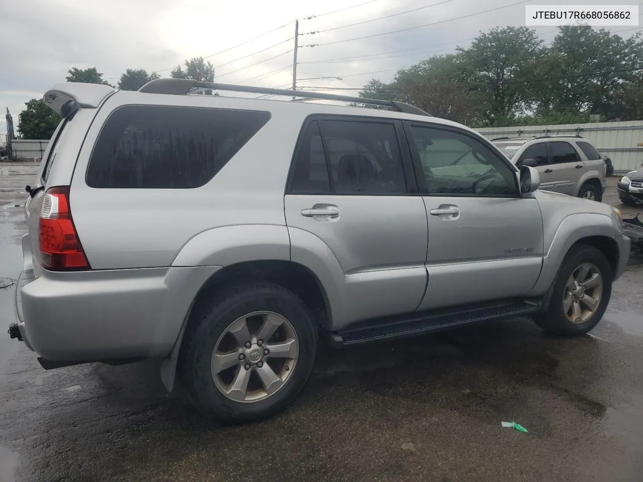 2006 Toyota 4Runner Limited VIN: JTEBU17R668056862 Lot: 65896064